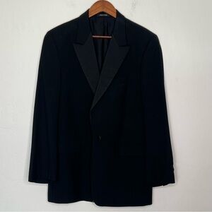 Paul Smith London Westbourne Blazer Black Wool Mohair Italy 40R Designer Mens